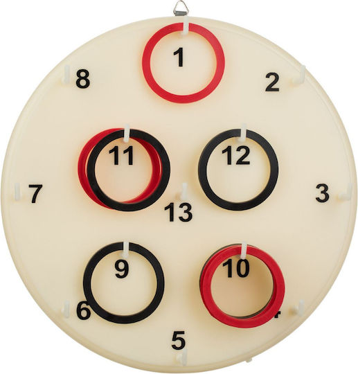 Ring Darts Game Light-up Model Plastic Ecru 30cm