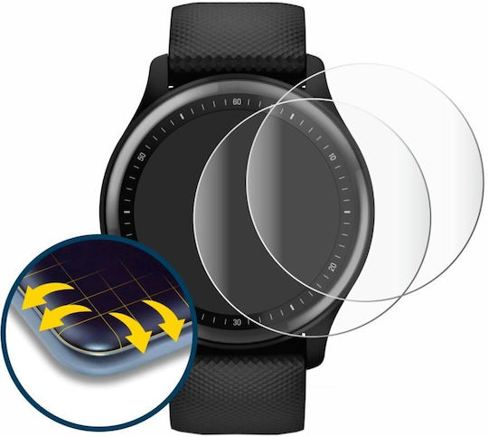 Brotect Flex Full-cover Screen Protector pentru Garmin Vivomove Sport 1buc