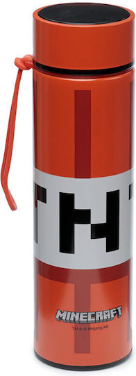 Puckator Μπουκάλι Θερμός Ανοξείδωτο 450ml thermometer