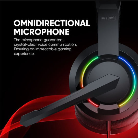 Armaggeddon Pulse 1 Chroma Over Ear Gaming Headset με σύνδεση USB