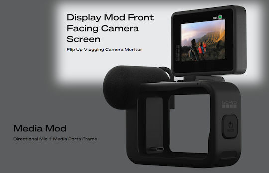 GoPro Display Mod HERO8 Screen Protector for GoPro Hero 11 / Hero 9 / Hero 10 / Hero 12 / Hero 8 / Hero 13