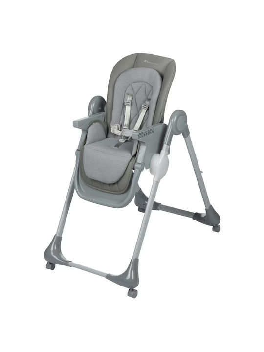 Bebe Confort Olea Klappbarer Baby Hochstuhl mit Höhenverstellbar Tinted Grau
