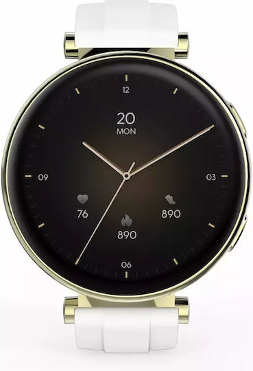 HAMA 7000 43mm Smartwatch mit Pulsmesser (Weiß)