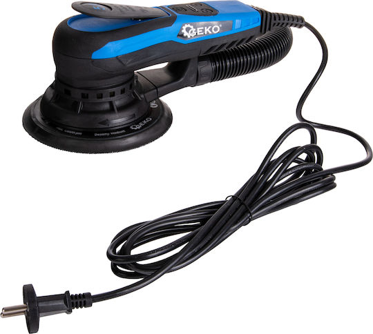 Geko G80811 Έκκεντρο Τριβείο 150mm Ρεύματος 350W με Ρύθμιση Ταχύτητας και με Σύστημα Αναρρόφησης
