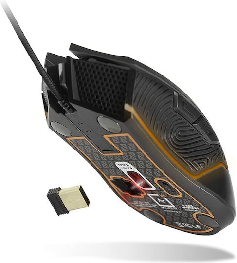 Lexip Ar18 Aero Speed Безжична Геймърска Мишка 4800 DPI Черна