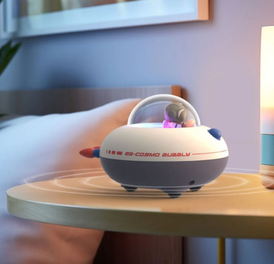 Mobility On Board Cosmo Bubbly Night Light Ηχείο Bluetooth με Διάρκεια Μπαταρίας έως 4 ώρες Λευκό