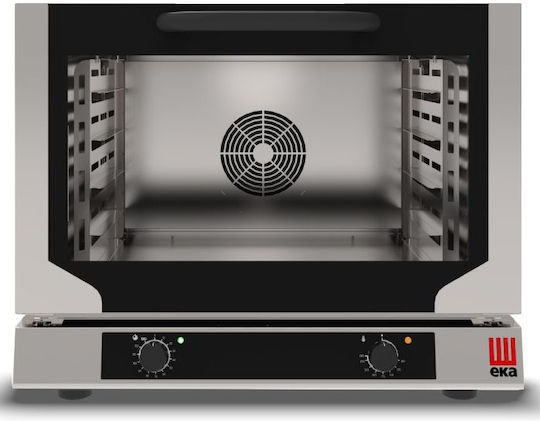 Cuptor electric cu convecție cu injecție directă de abur, 4 poziții (600x400mm) sau GN 1/1 - Ekf 416 Np