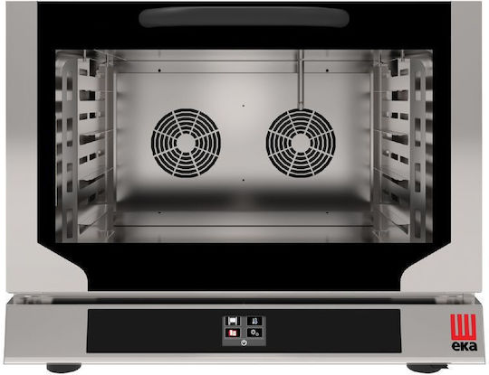Cuptor electric cu convecție cu injecție directă de abur, 4 poziții (600x400mm) sau GN 1/1 - Ekf 416 Np