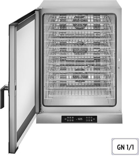 Digital Convection Oven with Humidifier 10 Positions (600x400mm) or GN 1/1 - Alfa 1035e1hds