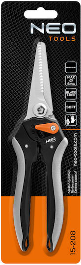 Neo Tools Traubenschere Länge 20cm mit Maximalem Schnittdurchmesser 6mm