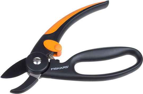 Fiskars P43 Foarfecă De Grădinărit Lungime 18.8cm Cu Diametru Maxim De Tăiere 20mm