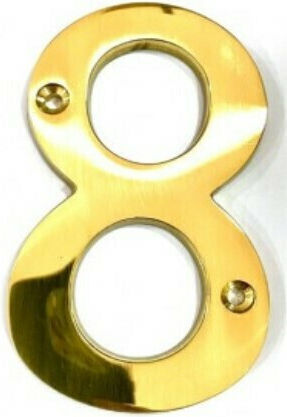 FFG Sign with Number in Gold Color 6cm 25584
