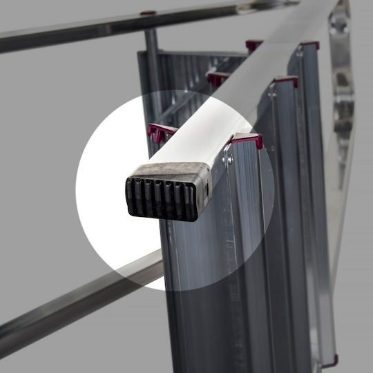 Krause Leiter Aluminium mit 3+1 Stufen