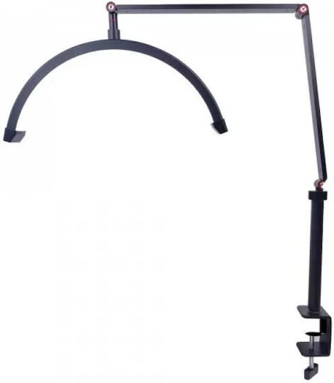 Aesthetic Center Lighting Half Moon Clamp Support Light Fixture