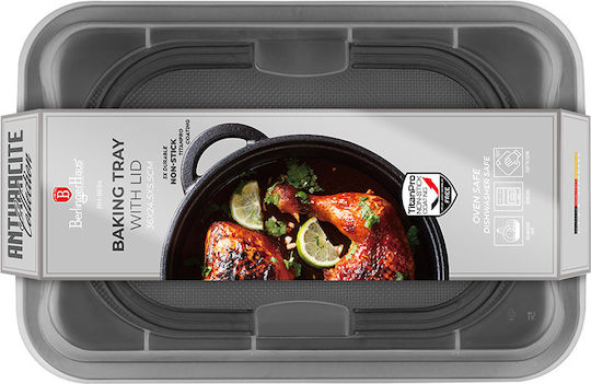 Berlinger Haus Plastic Lunch Box Gray 36.5x24.5cm