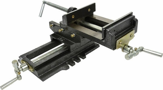 Geko Fixed Milling Machine Vise Made of Cast Iron with Maximum Opening 98mm