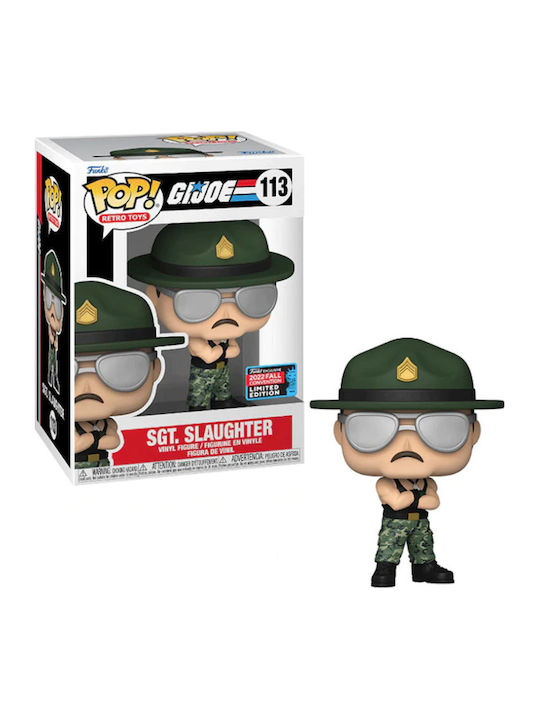 Funko Pop! Jucării Retro Comics: SGT. Slaughter 113 Ediție Specială