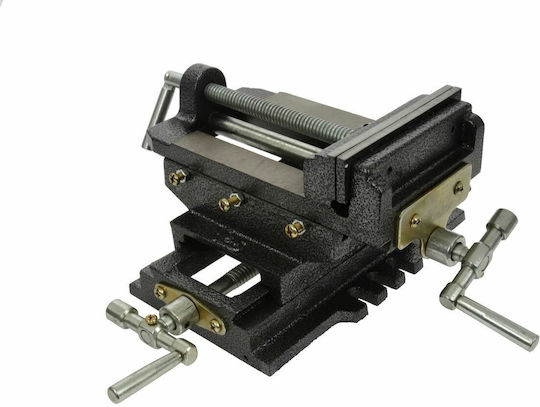 Geko Fixed Milling Machine Vise Made of Cast Iron with Maximum Opening 120mm