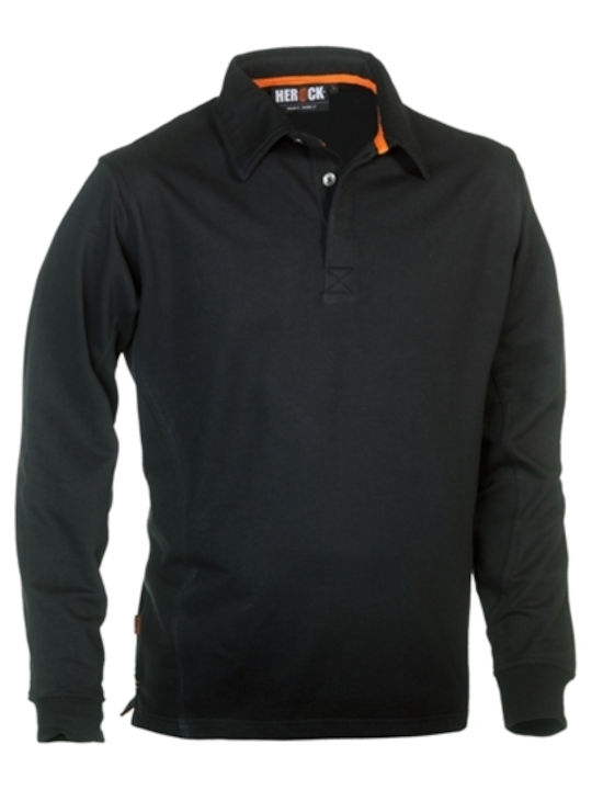 Herock Troja Work Polo Shirt Navy Blue