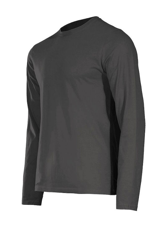 Stenso Kaos Graues Langarm-T-Shirt