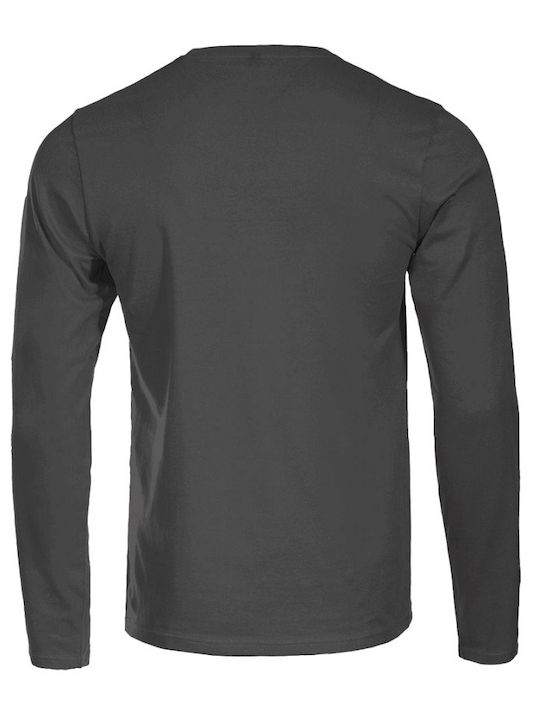 Stenso Kaos Graues Langarm-T-Shirt