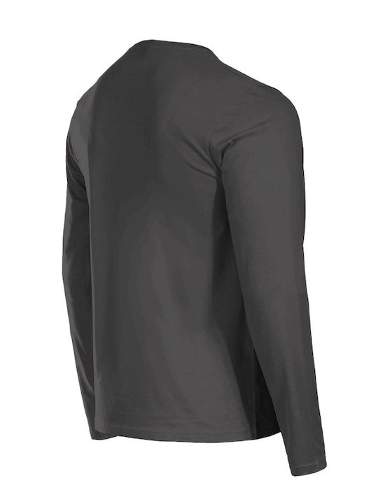 Stenso Kaos Graues Langarm-T-Shirt