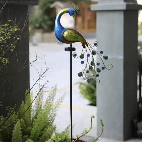 Ηλιακό Διακοσμητικό Φωτιστικό Παγόνι 25281