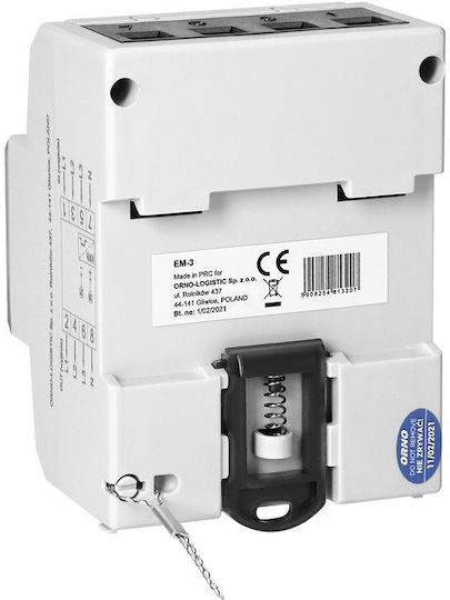 Orno Elektrische Messgeräte Digital Schiene Dreiphasig EM-3