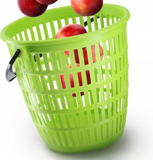 Kadax Coș de Depozitare Plastic Verde 12lt 1buc