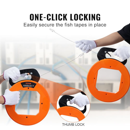 Vevor Plastic Electrician Fish Tape in Carrier