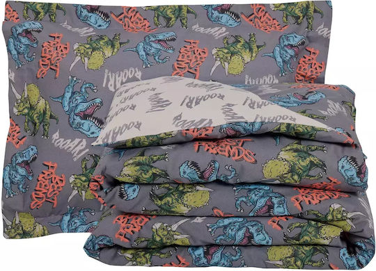 Das Home Kids Sheets Single Set Best Friends Cream Grey 170x260cm