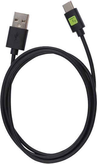 Techly Icoc USB 3.1 Cable USB-C male - USB-C Μαύρο 1m 5528