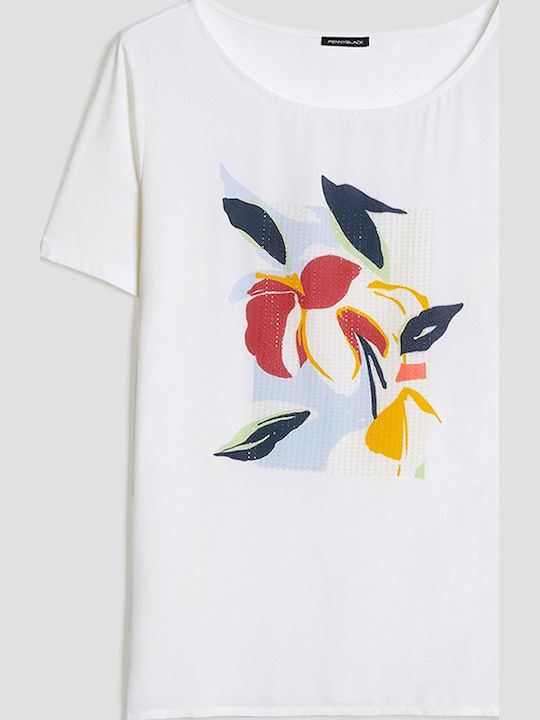 Damen T-Shirt OffWhite