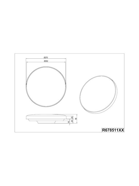 Trio Lighting Ceiling Mount Light Bathroom Black