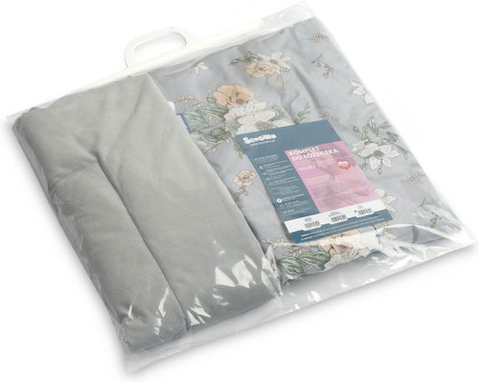 Sensillo Set Für Krippe Grey 2Stück