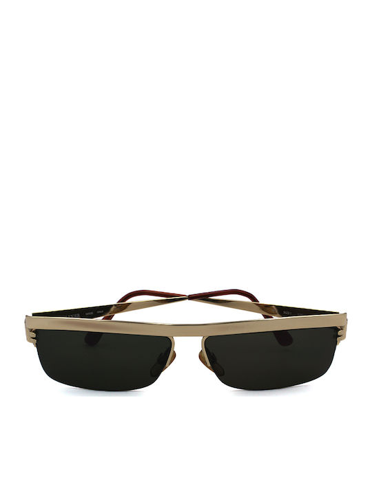 Oliver Peoples Sunglasses Χρυσά with Metal Frame & Green Lens Oliver Peoples Sunglasses Χρυσά with Metal Frame & Green Lens