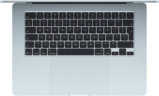 Apple MacBook Air 15.3" IPS Retina Display (M4-10-Core/16GB/256GB SSD/10-Core GPU) με Φορτιστή 35W (Dual Port) Sky Blue (GR Keyboard)