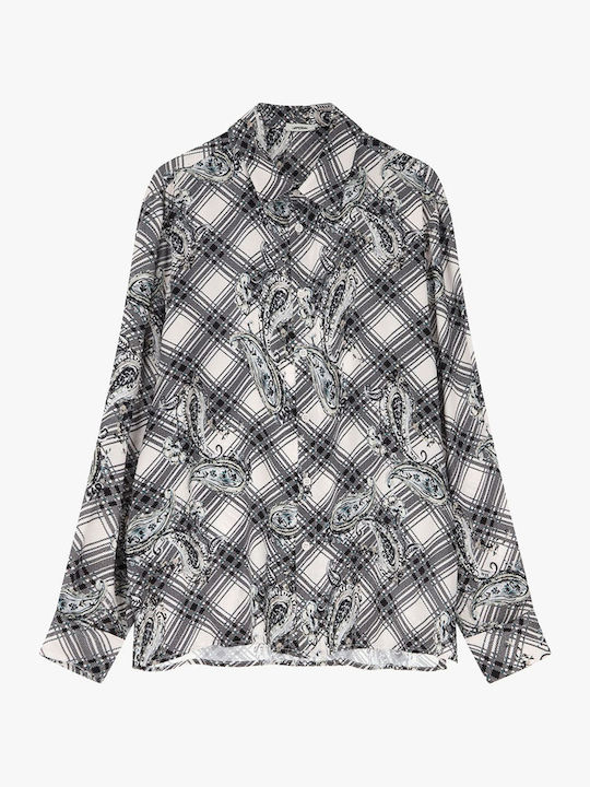 Langärmlig Hemd Paisley