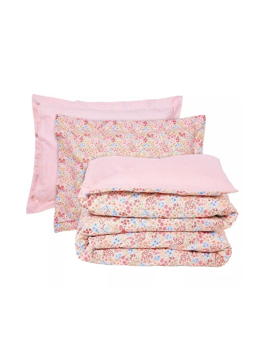 Das Home Sheet Set Double Cotton Pink, Salmon 260x280cm