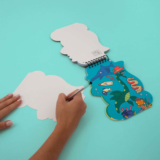 Omy Painting - Activity Book with Stickers Dino for Children 4+ years old Years
