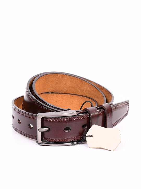 Herren Gürtel Leder Braun