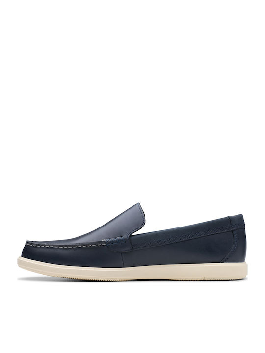 BRATTON LOAFER Δερμάτινα Ανδρικά Loafers σε Μπλε Χρώμα