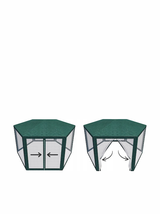 Gazebo Pliabil De Grădină Verde 1.95x2.5m