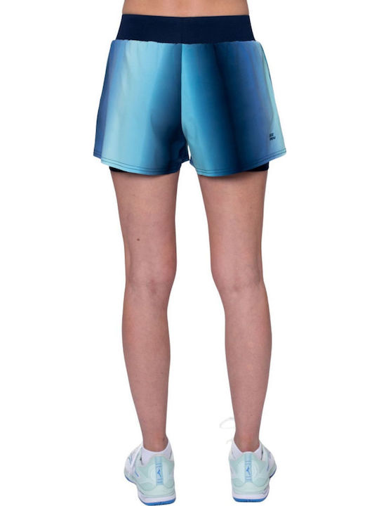 Γυναικείο Αθλητικό Σορτς Dark Blue, Blue, Aqua