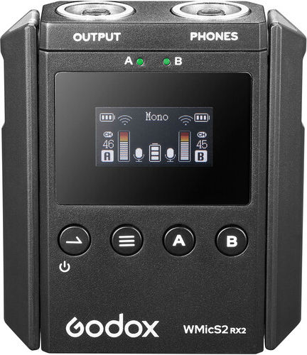 Godox WMicS2 Μικροφώνου Compact 2-Person Wireless Microphone System