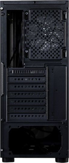 ProGaming Pro Gaming Blaze Midi Tower Computer Case with Side Window and ARGB Lighting Black