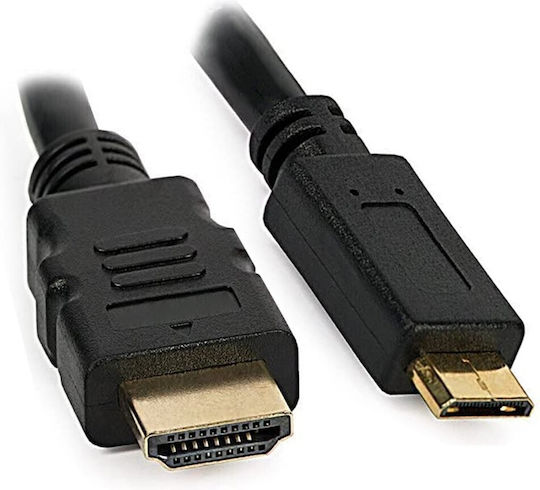 Techly HDMI 1.4 High Speed 1080p 120Hz Cable HDMI Male - Mini HDMI Male 1.8m Black