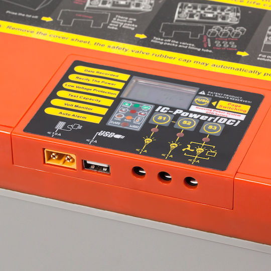 12V Lead Gel Battery 100Ah Maintenance-Free 333x222x173mm