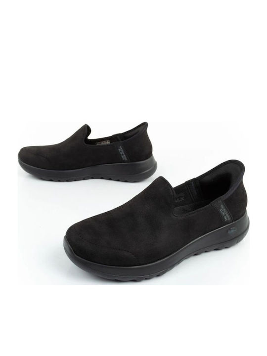 Go Walk Joy Women's Canvas Slip-Ons Black