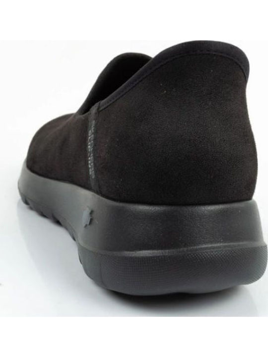 Go Walk Joy Women's Canvas Slip-Ons Black